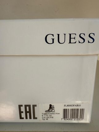 Botas Guess verdes talla 36