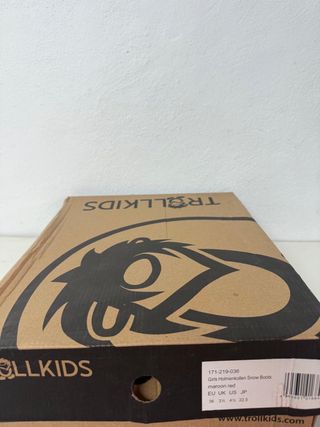 Botas de nieve Trollkids talla 36 moradas