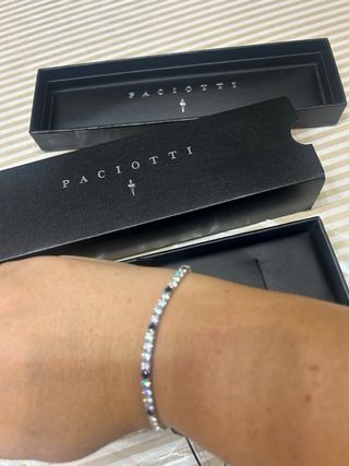 Bracciale Cesare Paciotti Uomo Argento 925 Nero