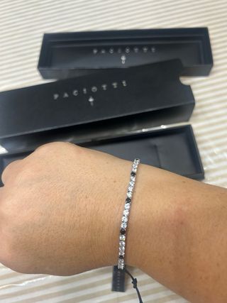 Bracciale Cesare Paciotti Uomo Argento 925 Nero