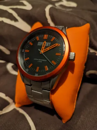 Reloj Superdry Gris y Naranja