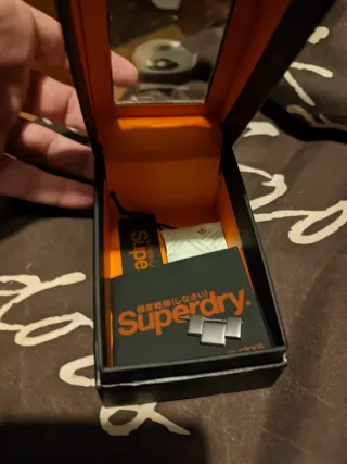 Reloj Superdry Gris y Naranja