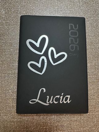 Agenda 2026 personalizzata con nome e disegno