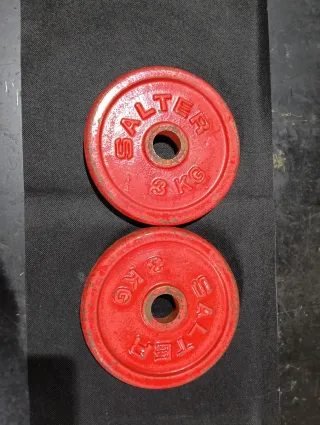 Discos de pesas Salter 3kg (2 unidades)