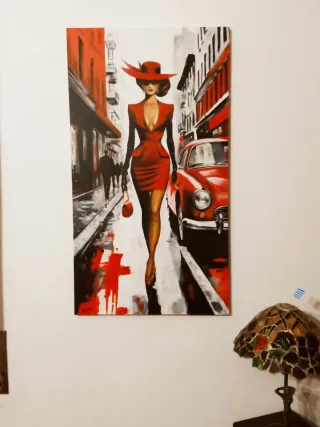 Quadro moderno olio su tela 90x50