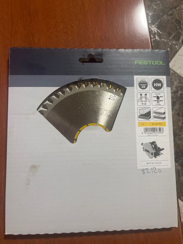 Disco Sierra Festool TS 55/TSC 55