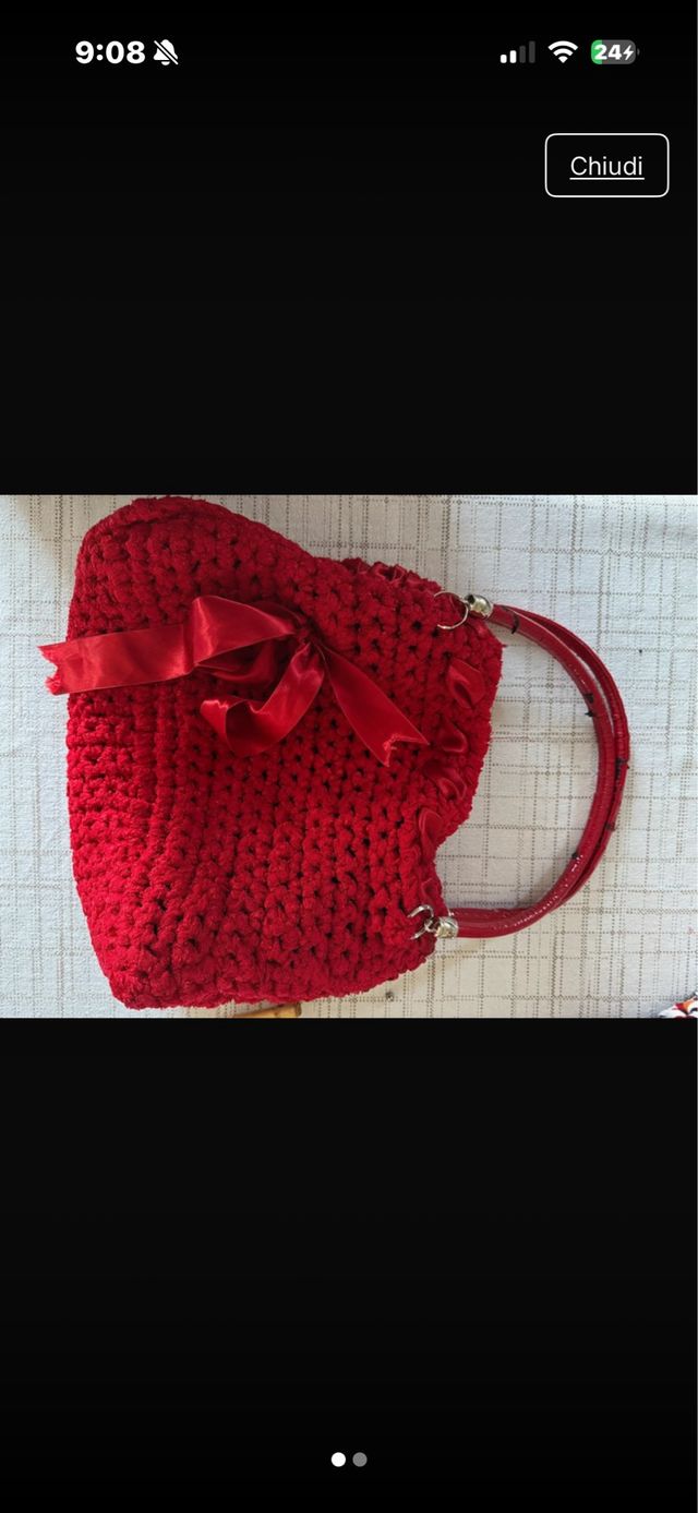 Bolso de mano hecho a mano