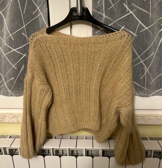 Maglione beige taglia unica