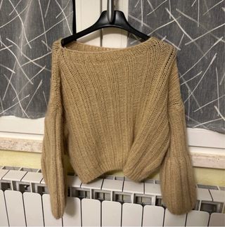 Maglione beige taglia unica