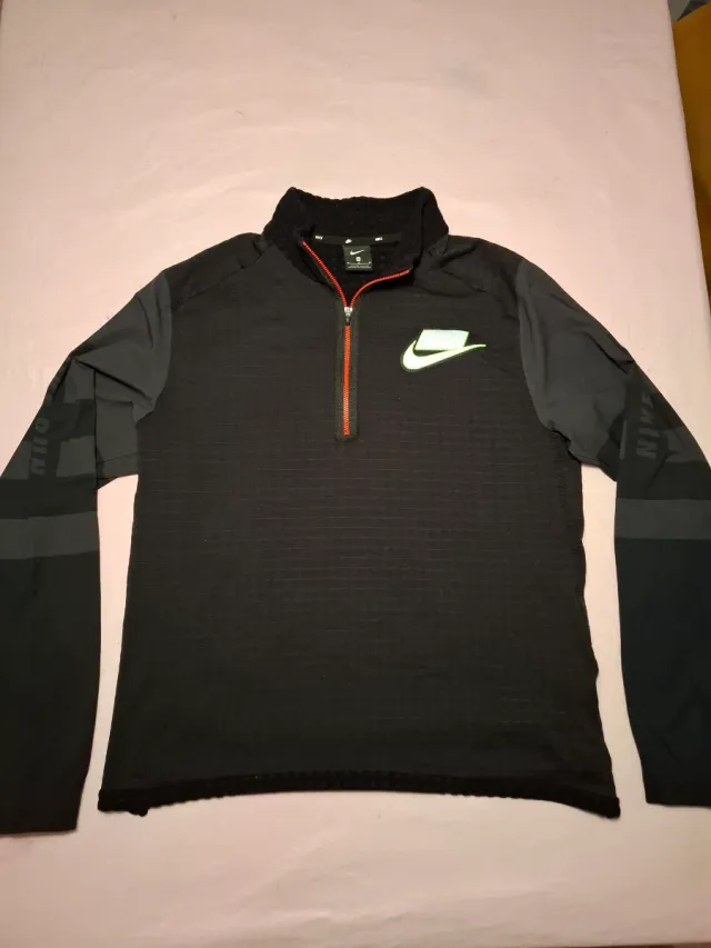 Camiseta Nike Running oversize Media Cremallera