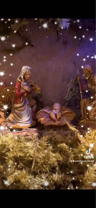 Presepe Natività Decorazione Natalizia