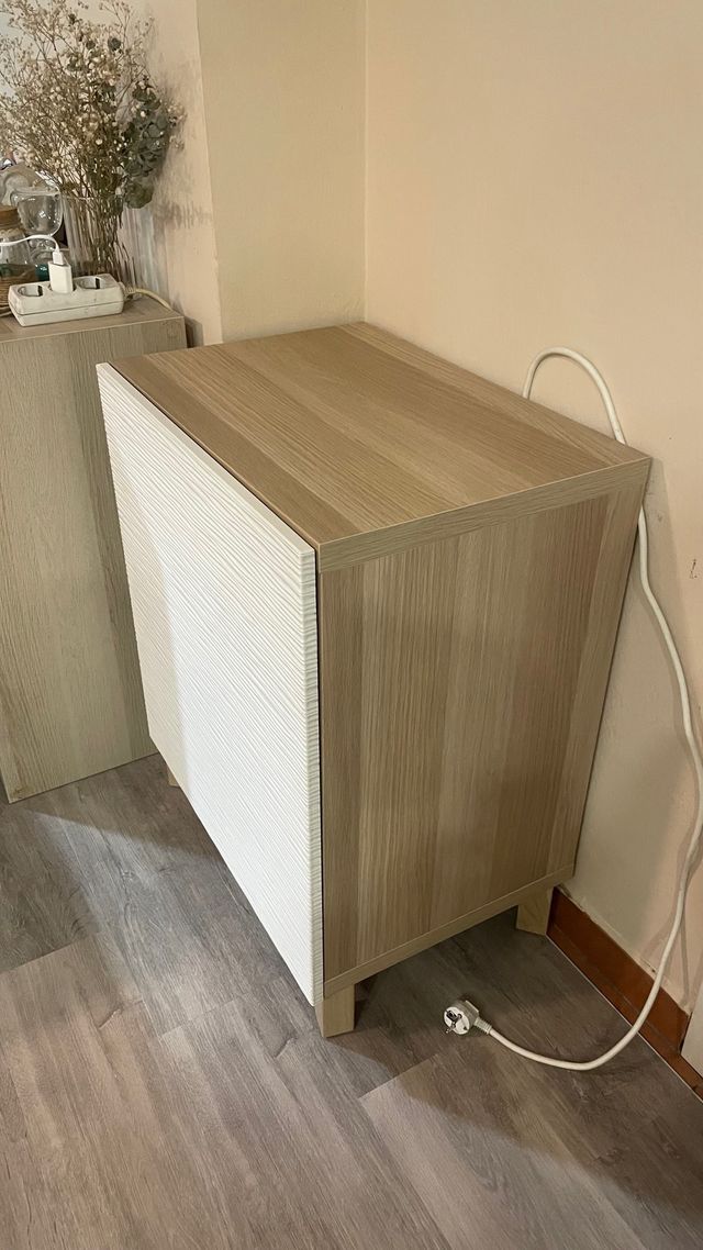 Mueble Bestsa Laxviken Marrón y Blanco