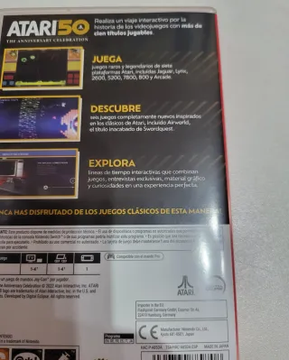 Atari 50 The Anniversary Celebration Switch Steelb