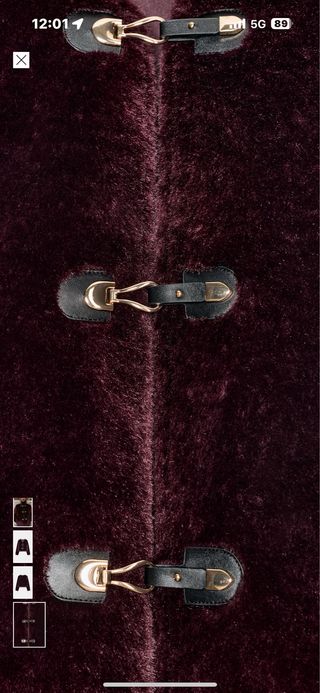 Chaqueta pelo Zara morada