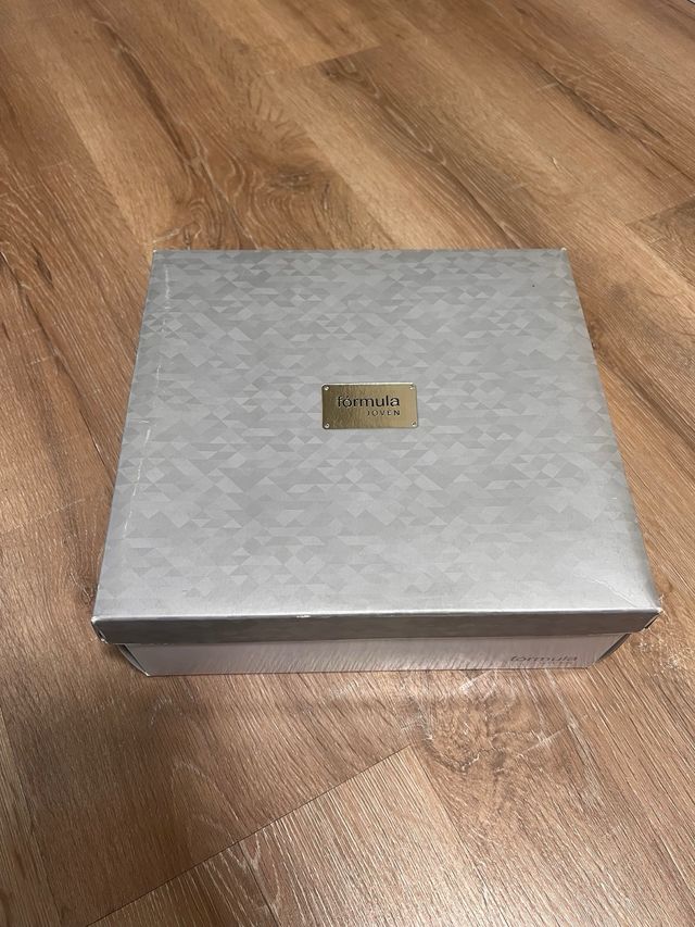 Tacones sandalia Ante Granate Fórmula Joven