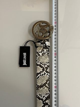 Cintura Just Cavalli Pitone Fibbia Serpente