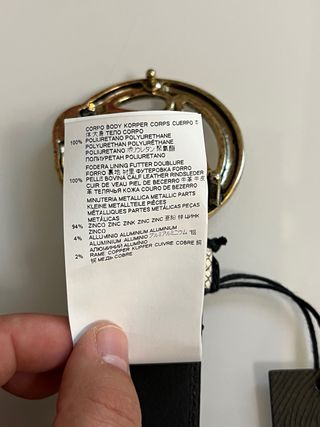 Cintura Just Cavalli Pitone Fibbia Serpente