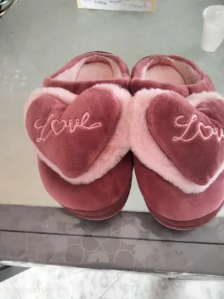 Pantofole donna con cuore numero 36/37