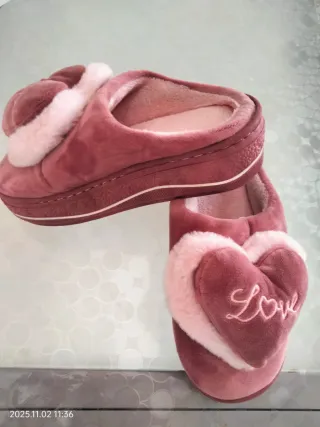Pantofole donna con cuore numero 36/37