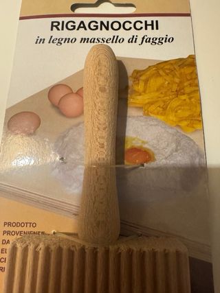 Rigagnocchi in legno massello di faggio