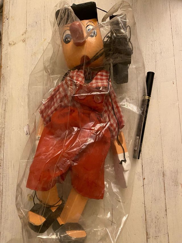 Marioneta de Pinocho de Madera