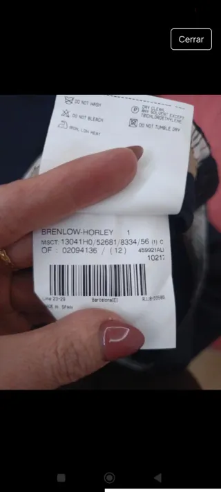 Traje Burberry Caballero Azul Oscuro