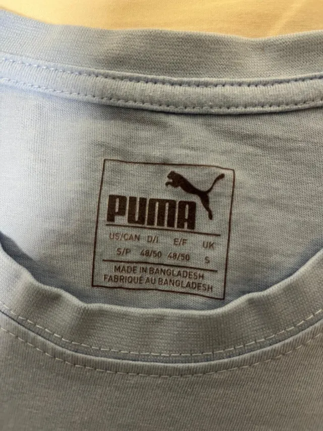 Camiseta Puma Azul Talla S