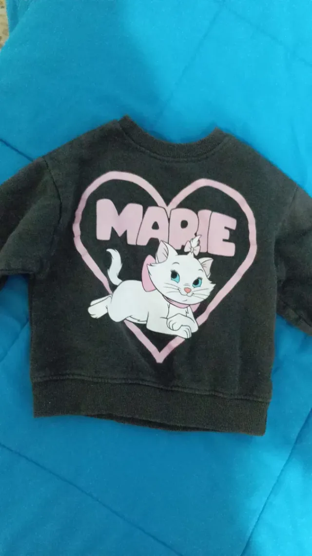 Sudadera niña bebé Marie Disney