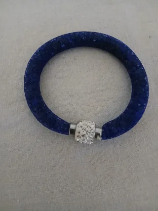 Pulsera de señora con cierre plateado