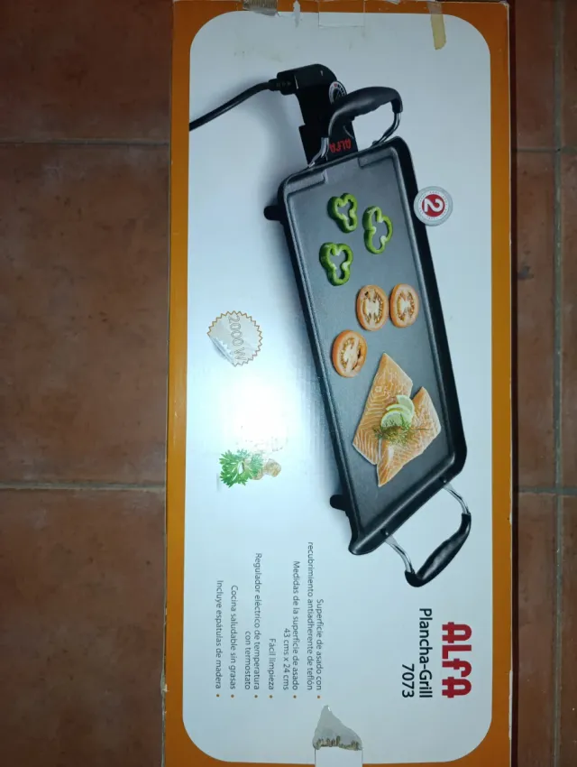 Plancha Eléctrica Alfa 7073
