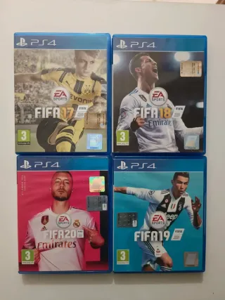 Bundle Giochi FIFA PS4 (17, 18, 19, 20)