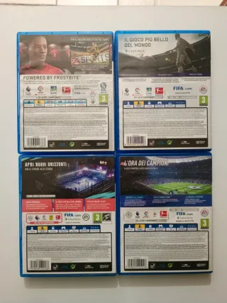 Bundle Giochi FIFA PS4 (17, 18, 19, 20)