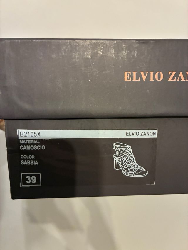 Sandali Elvio Zanon Beige Tg 39