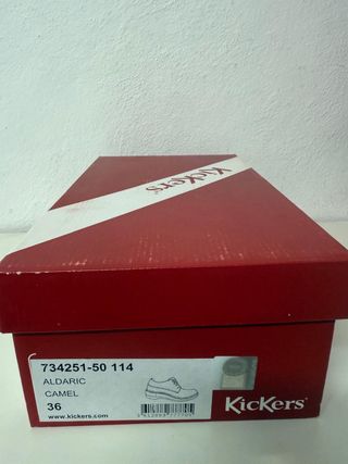 Zapatos Kickers Marrones Talla 36