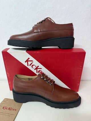 Zapatos Kickers Marrones Talla 36