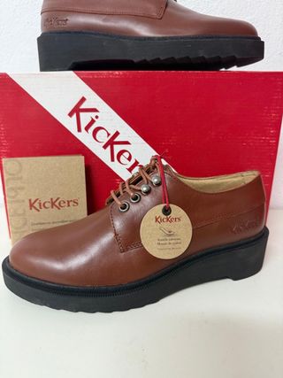 Zapatos Kickers Marrones Talla 36