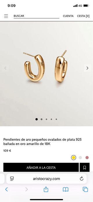 Pendiente aristocrazy solo 1