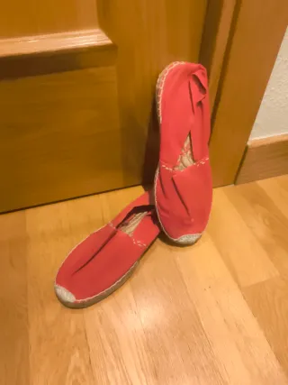 Alpargatas esparto rojas
