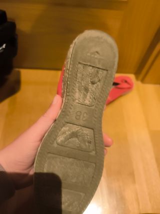 Alpargatas esparto rojas