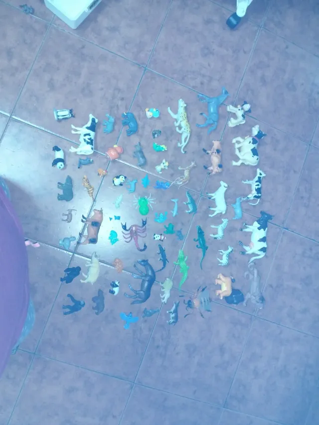 Lote 60 animales de juguete