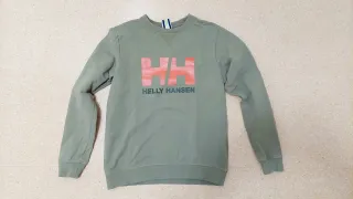 Sudadera Helly Hansen HH Logo Verde Naranja