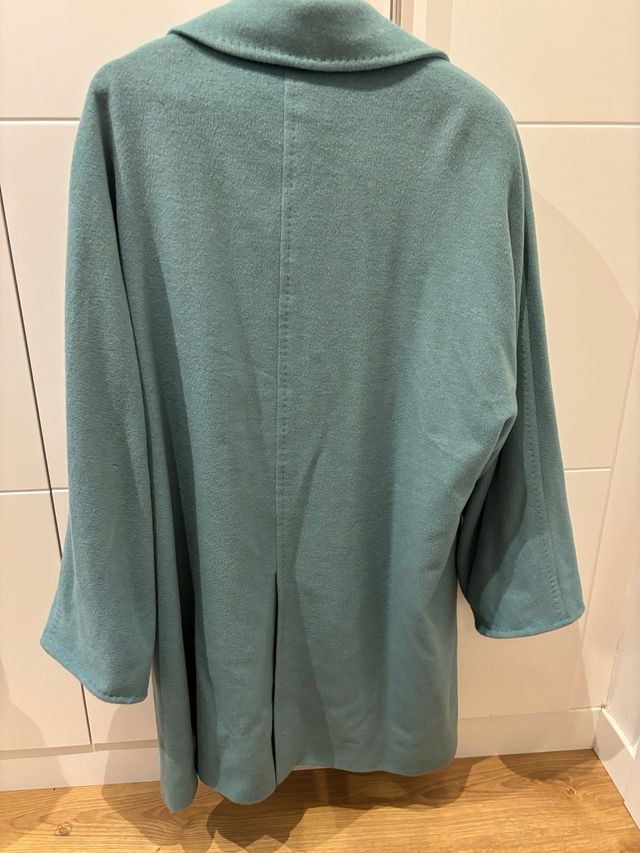 Abrigo CRISTAL mujer verde azulado