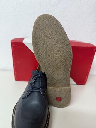 Zapatos Kickers Talla 37 Azul/Plata