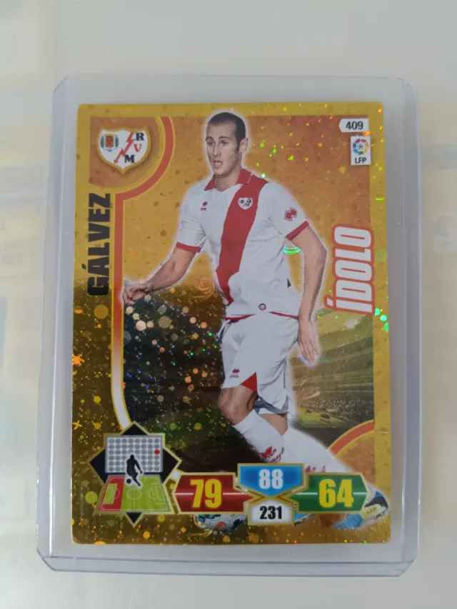 Carta Futbolista Gálvez Ídolo Adrenalyn XL 13/14