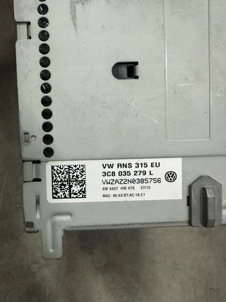 Radio Navegación VW RNS 315 EU