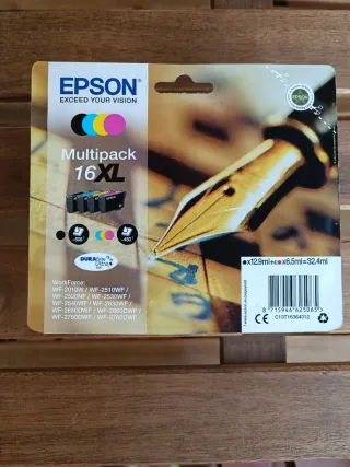 Multipack 4 cartuchos 16XL EPSON ¡SIN ESTRENAR!
