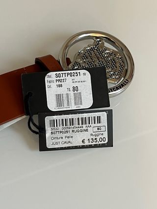 Cintura Just Cavalli con fibbia animale