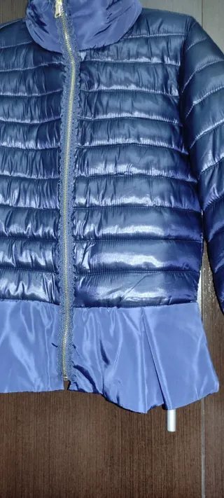 Chaqueta plumífero azul Nuria Cobo