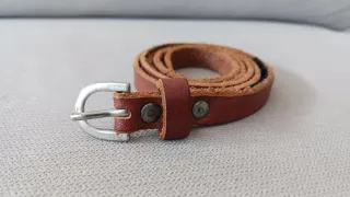 Cinturón Massimo Dutti Piel Marrón