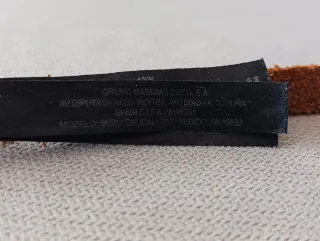 Cinturón Massimo Dutti Piel Marrón